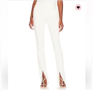 NWT MOTHER The Rascal Sliced Up Heel in Antique White